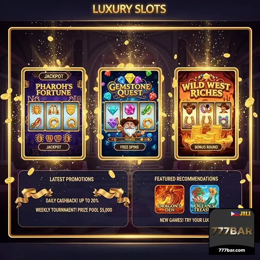 777bar luxury slots promotions